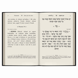 Téhilim de Rabénou Hébreu-Phonétique – Format Moyen — Rose